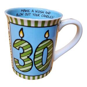 Mug 30th Birthday Poof Old Enough 30 Year Old Our Name is Mud Laurie Veasey CHIP